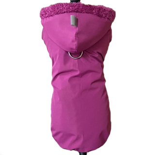 Hřejivý kožíšek do deště i sněhu- Esmeralda fuchsiový